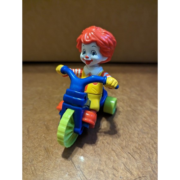 Baby Ronald McDonald Tricycle McDonald's Happy Meal Toy - Picture 2 of 4